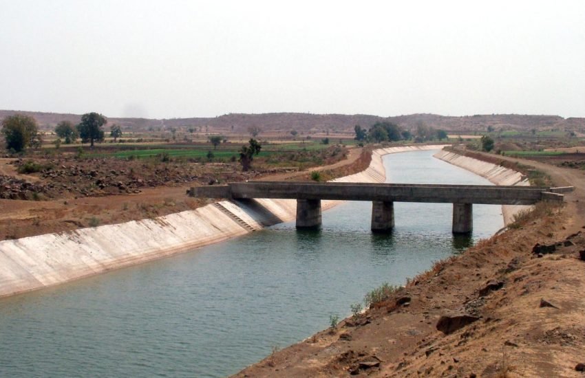 Canal use for irrigation is illustrated here.