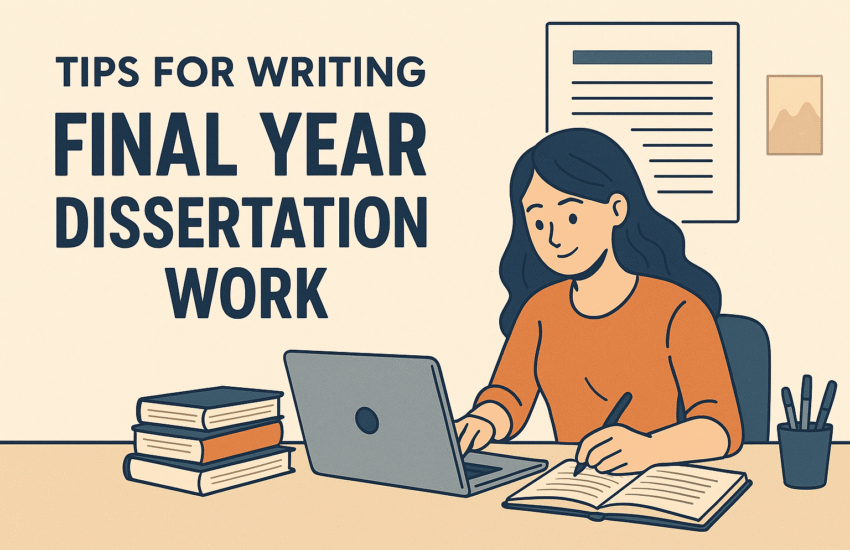tips for writing thesis for final year dissertation work