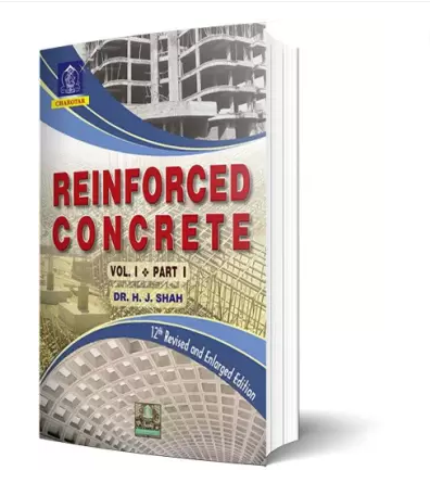 reinforced concrete is a book on RCC design by Dr. H J Shah.