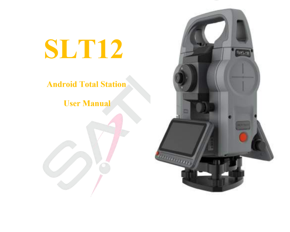 Android Total Station User Manual Front Page