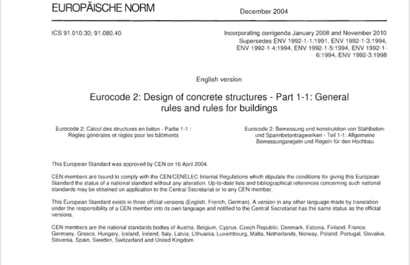 Eurocode 2 Design of Concrete Structures