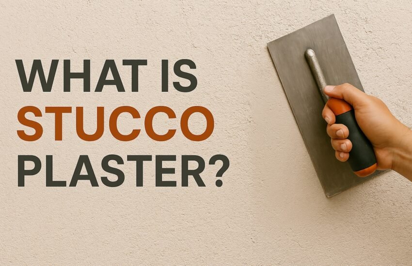Stucco plaster gives attractive looks to walls and its weather resistent and fire resistent. It is available in many textures along with desired color.