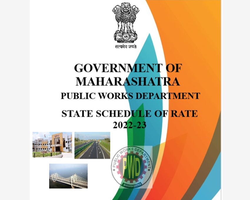 Maharashtra State Schedule of Rates 2022-23 is latest SoR prepared by Public Works Department.