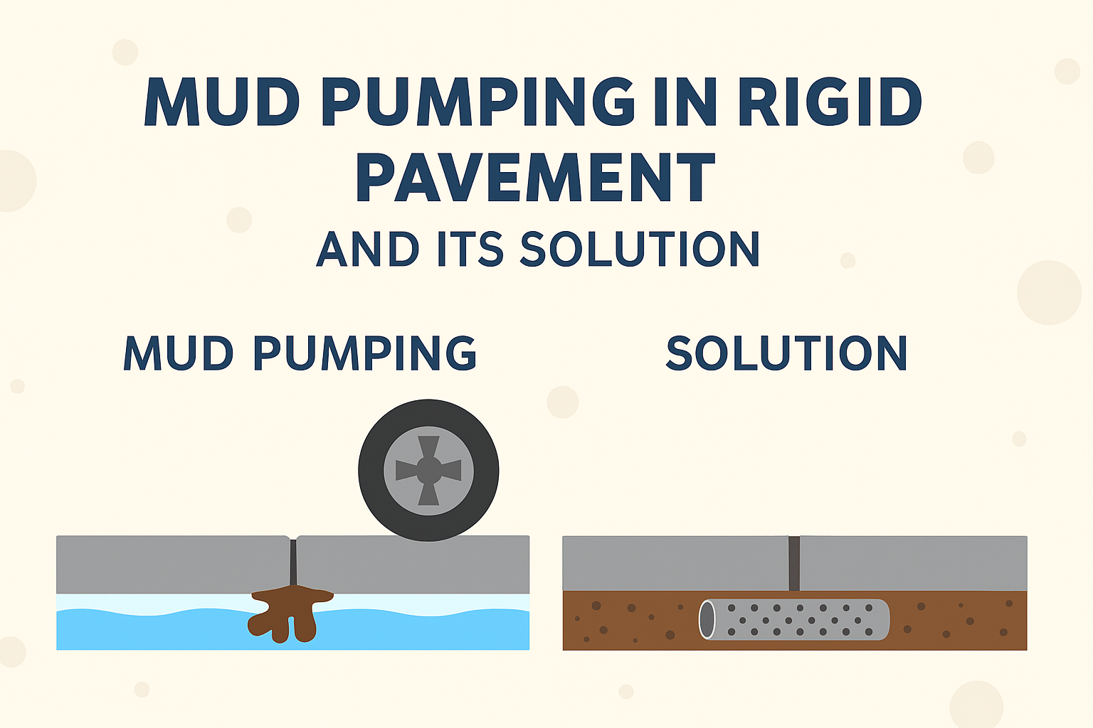 Pavement Pumping Example Mud Pumping in Rigid Pavement - Causes and Remedies