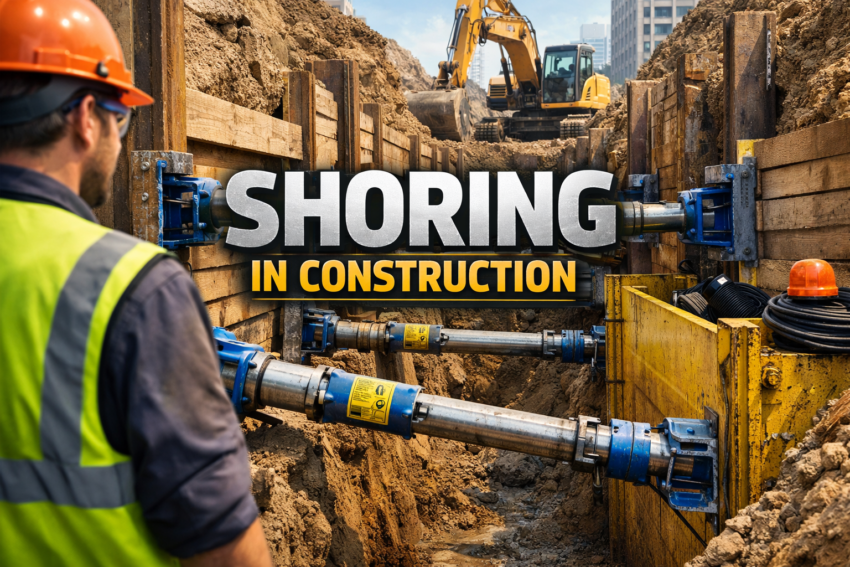 Shoring in Construction.