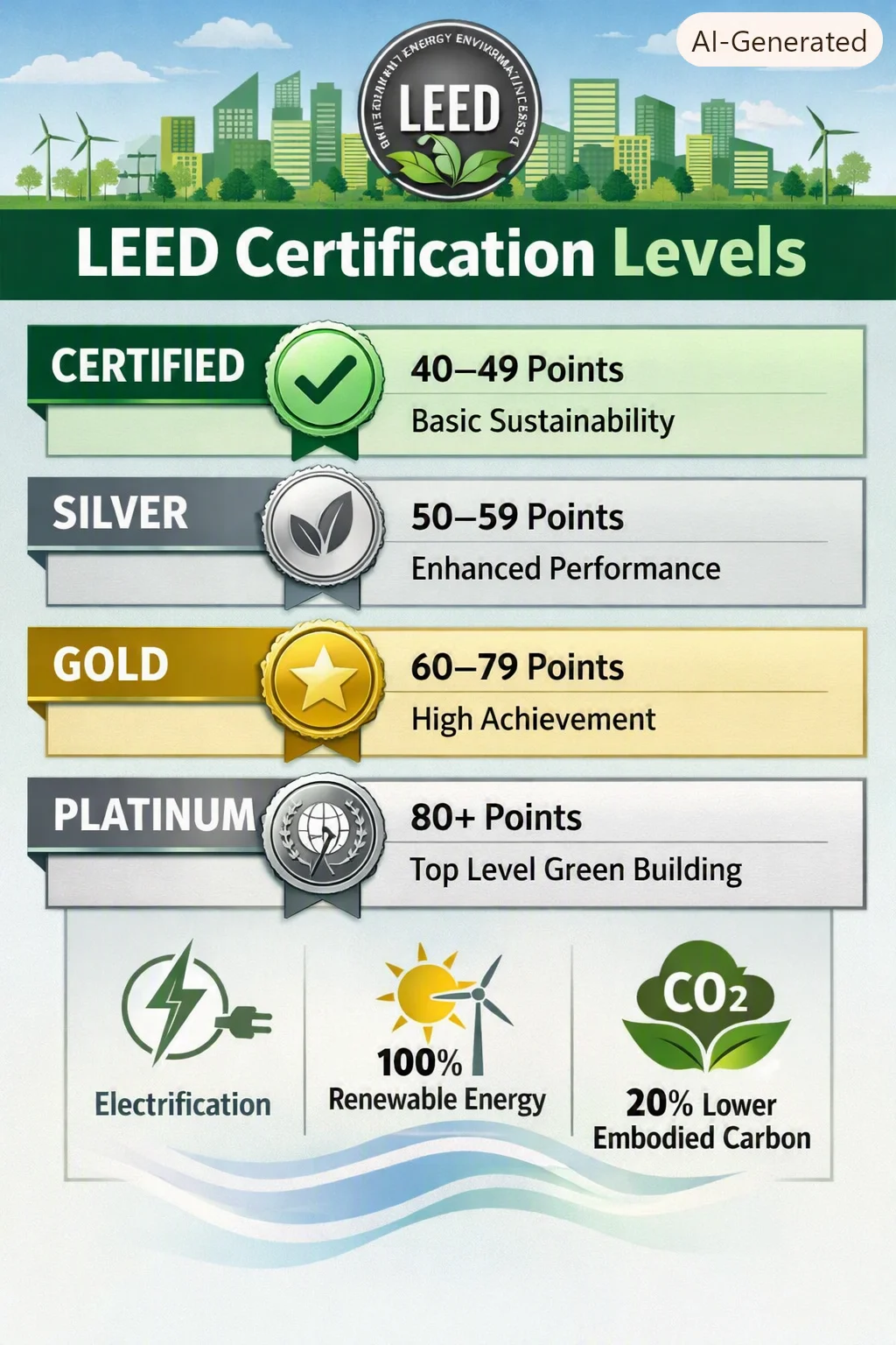 LEED Certification Infograph