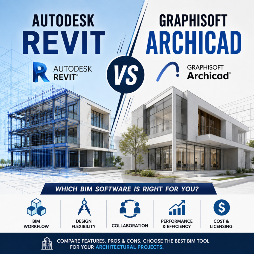 Autodesk revit vs graphisoft archicad - an in-depth comparison