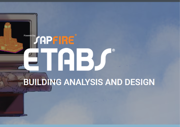 etabs software is designed for structure analysis by Computers and Structures inc. America
